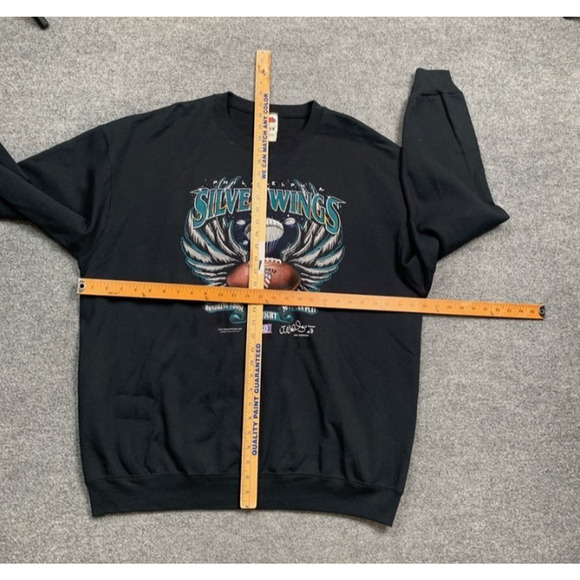 Vintage Philadelphia Silver Wings Sweatshirt Mens 2XL USO Military Airborne Y2K - Picture 3 of 11